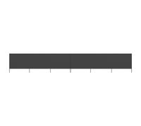 vidaXL Paravent 6 panneaux Tissu 800 x 120 cm Anthracite