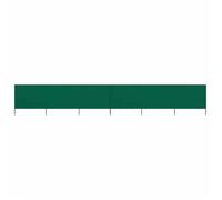 vidaXL Paravent 6 panneaux en tissu 800 x 120 cm Vert