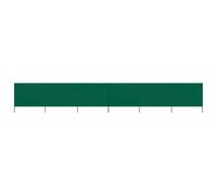 vidaXL Paravent 6 panneaux Tissu 800 x 160 cm Vert