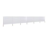 Paravent 9 Panneaux Tissu 1200x160 cm Taupe Ecran Anti-vent Abri Plage vidaXL