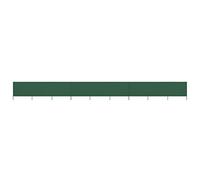 vidaXL Paravent 9 Panneaux Tissu 1200 x 80 cm Vert