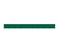 vidaXL Paravent 9 panneaux Tissu 1200 x 80 cm Vert Vert