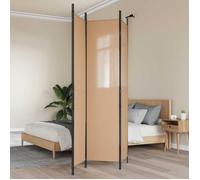 vidaXL Paravent à 3 panneaux Beige 150 x 220 cm Tissu 42039211