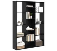 vidaXL Paravent Chêne Noir 100 x 24 x 140 cm Bois d'ingénierie