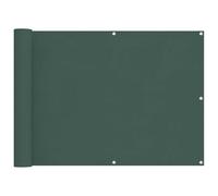 vidaXL Paravent de balcon 75 x 200 cm avec revêtement en polyuréthane Oxford alu, solution d'ombrage moderne à rayures, résistant aux UV, à l'eau, durable, pour espaces extérieurs