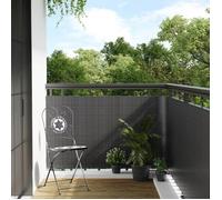 vidaXL Paravent de balcon anthracite 1000x100 cm résine tressée, écran de jardin, écran extérieur, écran d’intimité de 156249