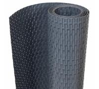 vidaXL Paravent de Balcon Anthracite 400x90 cm résine tressée