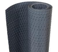 vidaXL Paravent de Balcon Anthracite 500x80 cm résine tressée