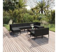 vidaXL Paravent de balcon brun et noir 600x90 cm résine tressée