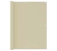 vidaXL paravent de balcon crème 120 x 500 cm tissu Oxford