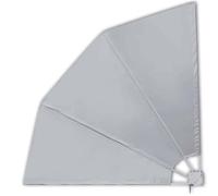 Auvent - vidaXL - Pliable - Gris - 210 x 210 cm - Imperméable