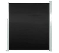 vidaXL Auvent latéral de patio 160x300 cm Noir