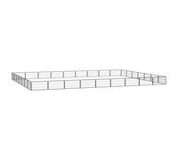 Vidaxl Parc Pour Chien 32panneaux Noir 100x50cm Acier Enduit De Poudre