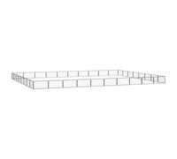 Vidaxl Parc Pour Chien 36panneaux Noir 100x50cm Acier Enduit De Poudre