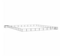 Vidaxl Parc Pour Chien 40panneaux Noir 100x50cm Acier Enduit De Poudre