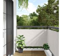 vidaXL Pare-vue balcon blanc 1000x75 cm PVC