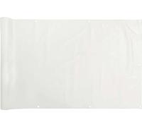 vidaXL Pare-vue balcon blanc 500x90 cm PVC