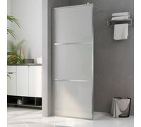 vidaXL Paroi de douche à l'italienne à verre ESG dépoli 100x195 cm