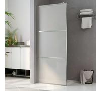 vidaXL Paroi de douche à l'italienne à verre ESG dépoli 90x195 cm