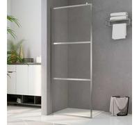 vidaXL Paroi de douche à l'italienne à verre ESG transparent 90x195 cm