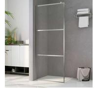 vidaXL Paroi de Douche à l'Italienne Cabine de Douche Cloison de Douche Salle de Bain Maison Intérieur Verre ESG Transparent 146635