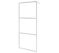 vidaXL Paroi de Douche à l'Italienne Cabine de Douche Cloison de Douche Salle de Bain Maison Intérieur Verre ESG Transparent 100x195 cm