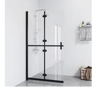 vidaXL Paroi de douche pliable Verre ESG transparent 70x190 cm