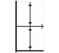 vidaXL Paroi de douche pliable Verre ESG transparent 120x190 cm