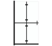 vidaXL Paroi de douche pliable Verre ESG transparent 70x190 cm