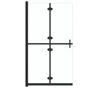 vidaXL Paroi de douche pliable Verre ESG transparent 80x190 cm