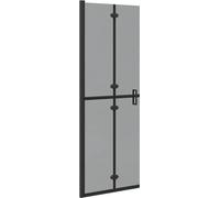 vidaXL Paroi de douche Walk-in noir et foncé-transparent 70 x 190 cm