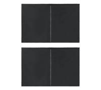 Vidaxl Paroi De Tente De Réception 2pcs Fermeture Éclair Pe Anthracite Gris
