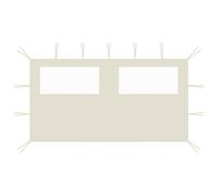 Vidaxl Paroi Latã©Rale De Belvã©Dã¿Re Avec Fenãªtres 4x2 M Crã¿Me