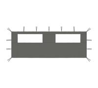 Vidaxl Paroi Latérale De Belvédère Avec Fenêtres 6x2 M Anthracite