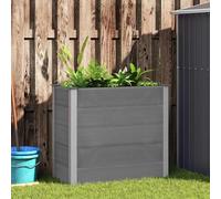 vidaXL Parterre de jardin surélevé WPC 100 x 50 x 91 cm Gris