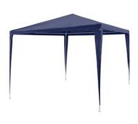 vidaXL Tonnelle de jardin Tente de réception Chapiteau Bleu 3x3 m