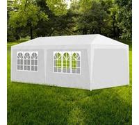 Tente de Réception Blanc Tonnelle Pavillon Chapiteau de Jardin Patio vidaXL