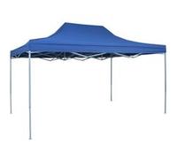 vidaXL Partytent inklapbaar 3x4 m staal blauw48889 Bleu G