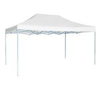 Vidaxl Tente De Réception Pliable Professionnelle 3x4 M Acier Blanc Blanc