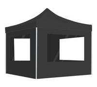 vidaXL Partytent inklapbaar met wanden 3x3 m aluminium antraciet45488 Anthracite G
