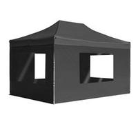 Tente de Réception Pliable avec Parois 6x3 m Blanc Pavillon Jardin vidaXL