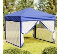 vidaXL Partytent inklapbaar met zijwanden 3x3 m blauw93528 Bleu G