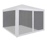 vidaXL Tente de réception 3 x 3 m – 4 parois en maille