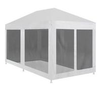 Tente de Réception 4 Parois Maille Pavillon Tonnelle Jardin Terrasse vidaXL