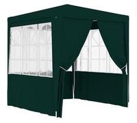 Partytent met zijwanden professioneel 90 g/mÂ² 2,5x2,5 m groen48534