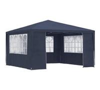 vidaXL Tente de Réception avec Parois Belvédère Tonnelle Pavillon Chapiteau Mariage Barbecue Voyage de Camping Mariage 4x4 m 48526