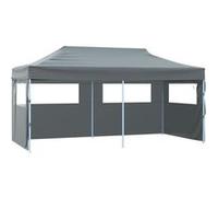 Tente de réception - vidaXL - 3 x 6 m - Anthracite - Acier - Oxford résistant UV et eau