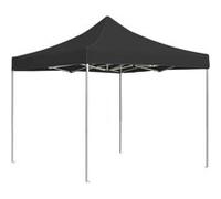 Tente De Réception Pliable Aluminium 3 X 3 M Anthracite Gris