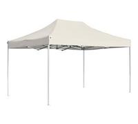 Vidaxl Tente De Réception Pliable Aluminium 4,5x3 M Crème