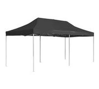 Tente de Réception Pliable Pavillon de Jardin Chapiteau de Jardin Tonnelle Pare-soleil Imperméable Protection contre UV Extérieur 6x3 m Anthracité